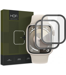Ekrano apsauga Apple Watch 7 / 8 / 9 (41mm) laikrodžiui "HOFI Hybrid Pro+ 2-Pack"