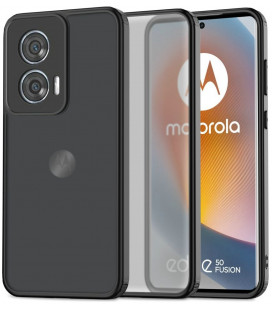 Matinis juodas dėklas Motorola Edge 50 Fusion 5G telefonui "Tech-Protect Magmat"