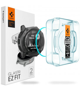 Apsauginis grūdintas stiklas Garmin Instinct 2X Solar laikrodžiui "Spigen Glas.TR EZ Fit 2-Pack"