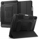 Juodas atverčiamas dėklas Apple iPad Pro 13” 7 / 8 / 2024-2025 planšetei "Spigen Rugged Armor PRO"