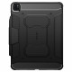 Juodas atverčiamas dėklas Apple iPad Pro 13” 7 / 8 / 2024-2025 planšetei "Spigen Rugged Armor PRO"