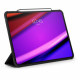 Juodas atverčiamas dėklas Apple iPad Pro 13” 7 / 8 / 2024-2025 planšetei "Spigen Rugged Armor PRO"