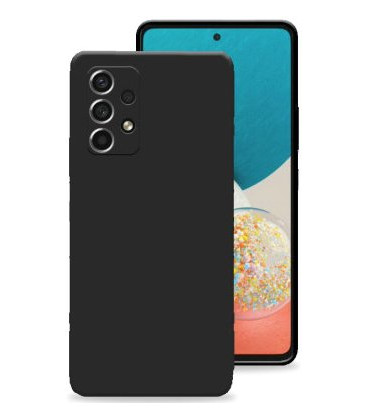 Matinis juodas dėklas Samsung Galaxy A53 5G telefonui "Matt Case"