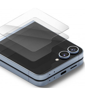 Apsauginis grūdintas stiklas išoriniam ekranui Samsung Galaxy Z Flip 6 / 7 FE telefonui "Ringke Cover Display 2-Pack"
