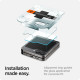 Apsauginis grūdintas stiklas Samsung Galaxy Z Flip 6 / 7 FE telefonui "Spigen Glas.TR EZ Fit 2-Pack"