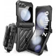 Juodas dėklas Samsung Galaxy Z Flip 6 telefonui "Supcase Unicorn Beetle Pro"