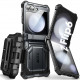 Juodas dėklas Samsung Galaxy Z Flip 6 telefonui "Supcase IBLSN Armorbox"