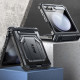 Juodas dėklas Samsung Galaxy Z Flip 6 telefonui "Supcase IBLSN Armorbox"