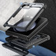 Juodas dėklas Samsung Galaxy Z Flip 6 telefonui "Supcase IBLSN Armorbox"