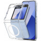 Skaidrus dėklas Samsung Galaxy Z Flip 6 / 7 FE telefonui "Ringke Fusion Magnetic Magsafe"