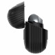 Matinis juodas dėklas Samsung Galaxy Buds 3 / 3 FE / 3 Pro ausinėms "Spigen Rugged Armor"