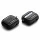 Matinis juodas dėklas Samsung Galaxy Buds 3 / 3 FE / 3 Pro ausinėms "Spigen Rugged Armor"