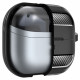 Matinis juodas dėklas Samsung Galaxy Buds 3 / 3 FE / 3 Pro ausinėms "Spigen Rugged Armor"
