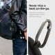 Matinis juodas dėklas Samsung Galaxy Buds 3 / 3 FE / 3 Pro ausinėms "Spigen Rugged Armor"