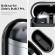 Matinis juodas dėklas Samsung Galaxy Buds 3 / 3 FE / 3 Pro ausinėms "Spigen Rugged Armor"