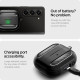 Matinis juodas dėklas Samsung Galaxy Buds 3 / 3 FE / 3 Pro ausinėms "Spigen Rugged Armor"