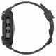  Matinis juodas dėklas - apyrankė Samsung Galaxy Watch Ultra (47mm) laikrodžiui "Spigen Rugged Armor PRO"