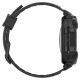  Matinis juodas dėklas - apyrankė Samsung Galaxy Watch Ultra (47mm) laikrodžiui "Spigen Rugged Armor PRO"