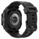  Matinis juodas dėklas - apyrankė Samsung Galaxy Watch Ultra (47mm) laikrodžiui "Spigen Rugged Armor PRO"