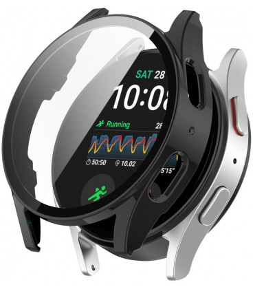 Juodas dėklas Samsung Galaxy Watch 4 / 5 / FE (40mm) laikrodžiui "Tech-Protect Defense360"