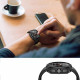 Juodas dėklas Samsung Galaxy Watch Ultra 2024 / 2025 (47mm) laikrodžiui "Tech-Protect Defense360"
