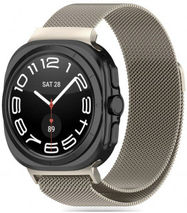 Gelsva (Starlight) apyrankė Samsung Galaxy Watch Ultra 2024 / 2025 (47mm) laikrodžiui "Tech-Protect Milaneseband"