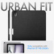 Juodas atverčiamas dėklas Apple iPad Air 13 2024 planšetei "Spigen Urban Fit"