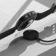 Juodas dėklas + grūdintas stiklas Samsung Galaxy Watch Ultra 2024 / 2025 (47mm) laikrodžiui "Ringke Slim & TG"