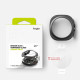 Juodas dėklas + grūdintas stiklas Samsung Galaxy Watch Ultra 2024 / 2025 (47mm) laikrodžiui "Ringke Slim & TG"