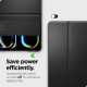 Juodas atverčiamas dėklas Apple iPad Pro 13” 7 / 8 / 2024-2025 planšetei "Spigen Smart Fold"