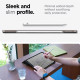 Juodas atverčiamas dėklas Apple iPad Pro 11 5 / 6 / 2024-2025 planšetei "Spigen Smart Fold"