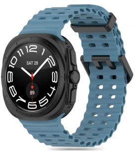Mėlyna (Montego Blue) apyrankė Samsung Galaxy Watch Ultra 2024 / 2025 (47mm) laikrodžiui "Tech-Protect Iconband Pro"