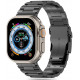 Juoda apyrankė Apple Watch 4 / 5 / 6 / 7 / 8 / 9 / SE / Ultra 1 / 2 (42 / 44 / 45 / 49 MM) laikrodžiams "Tech-Protect Stainless 