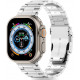 Sidabrinė apyrankė Apple Watch 4 / 5 / 6 / 7 / 8 / 9 / SE / Ultra 1 / 2 (42 / 44 / 45 / 49 MM) "Tech-Protect Stainless Pro"