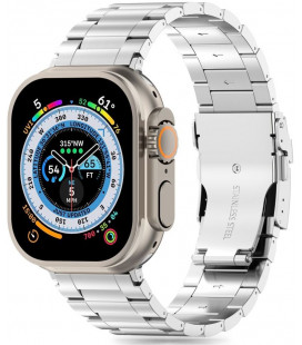 Sidabrinė apyrankė Apple Watch 4 / 5 / 6 / 7 / 8 / 9 / SE / Ultra 1 / 2 (42 / 44 / 45 / 49 MM) "Tech-Protect Stainless Pro"