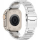 Sidabrinė apyrankė Apple Watch 4 / 5 / 6 / 7 / 8 / 9 / SE / Ultra 1 / 2 (42 / 44 / 45 / 49 MM) "Tech-Protect Stainless Pro"