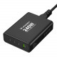 Juodas 240W 3xUSB-C + 1xUSB-A pakrovėjas "Wozinsky WGCSB 240W GaN"