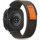 Juoda / oranžinė apyrankė Samsung Galaxy Watch Ultra 2024 / 2025 (47mm) laikrodžiui "Tech-Protect Nylon"