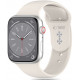 Smėlio spalvos (Starlight) apyrankė Apple Watch 8 / 9 / 10 / 11 / 12 / SE (40 / 41 / 42 mm) laikrodžiui "Tech-Protect Silicone"