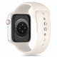 Smėlio spalvos (Starlight) apyrankė Apple Watch 8 / 9 / 10 / 11 / 12 / SE (40 / 41 / 42 mm) laikrodžiui "Tech-Protect Silicone"