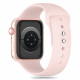 Rožinė apyrankė Apple Watch 8 / 9 / 10 / 11 / 12 / SE (40 / 41 / 42 mm) laikrodžiui "Tech-Protect Silicone"