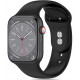 Juoda apyrankė Apple Watch 8 / 9 / 10 / 11 / 12 / SE (40 / 41 / 42 mm) laikrodžiui "Tech-Protect Silicone"