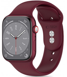 Bordo apyrankė Apple Watch 6 / 7 / 8 / 9 / 10 / SE / Ultra 1 / 2 ( 44 / 45 / 46 / 49 mm) laikrodžiui "Tech-Protect Silicone"