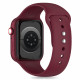 Bordo apyrankė Apple Watch 6 / 7 / 8 / 9 / 10 / SE / Ultra 1 / 2 ( 44 / 45 / 46 / 49 mm) laikrodžiui "Tech-Protect Silicone"