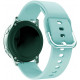 Mėlyna silikoninė 20mm apyrankė laikrodžiams "Silicone Strap TYS"