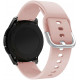 Rožinė silikoninė 22mm apyrankė laikrodžiams "Silicone Strap TYS"