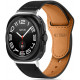 Juoda apyrankė Samsung Galaxy Watch Ultra 2024 / 2025 (47mm) laikrodžiui "Tech-Protect Leatherfit"