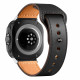 Juoda apyrankė Samsung Galaxy Watch Ultra 2024 / 2025 (47mm) laikrodžiui "Tech-Protect Leatherfit"