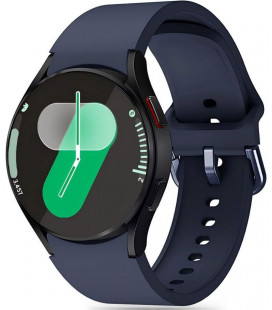 Mėlyna (Navy Blue) apyrankė Samsung Galaxy Watch 4 / 5 / 5 Pro / 6 / 7 / FE laikrodžiui "Tech-Protect Silicone"