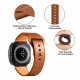 Ruda apyrankė Samsung Galaxy Watch Ultra (47mm) laikrodžiui "Tech-Protect Leatherfit"